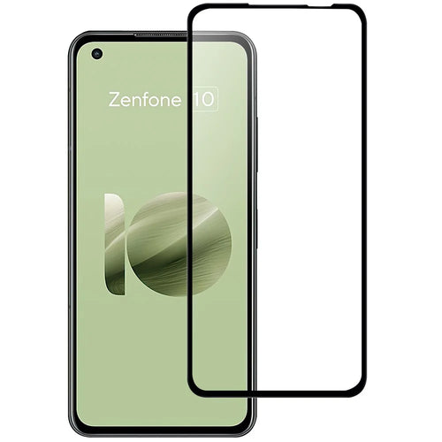 For Asus Zenfone 10 5G Full Glue HD Clear Phone Screen Protector Black Edge AGC Glass Screen Covering Film - 1