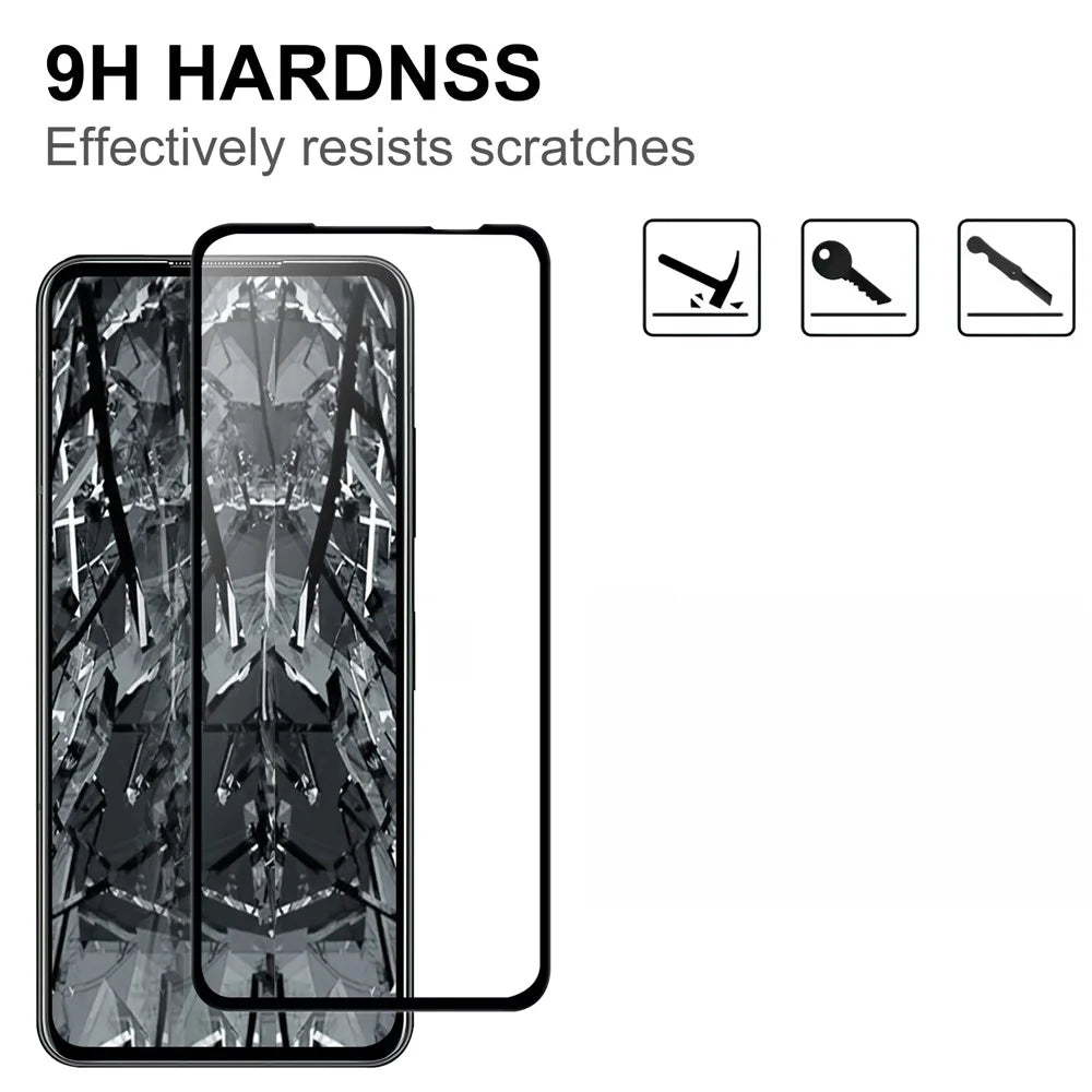 For Asus Zenfone 10 5G Full Glue HD Clear Phone Screen Protector Black Edge AGC Glass Screen Covering Film - 3