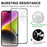 For iPhone 15 Pro Max Cell Phone Screen Protector Full Glue AGC Glass Screen Covering Film with Black Edge - 4
