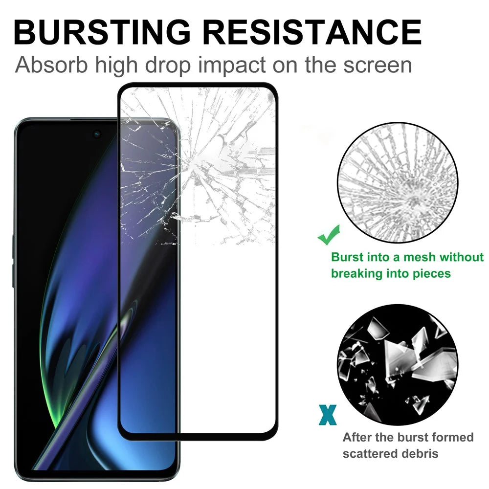 For Oppo K11x 5G High Sensitivity Phone Screen Protector Black Edge Full Glue AGC Glass Screen Film Guard - 4