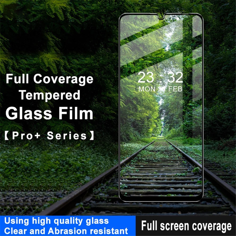 IMAK Pro+ Series Full Glue Full Screen Protector for Realme C53 (Global) / C53 (India) / C51 , Tempered Glass Anti-explosion Film - 3