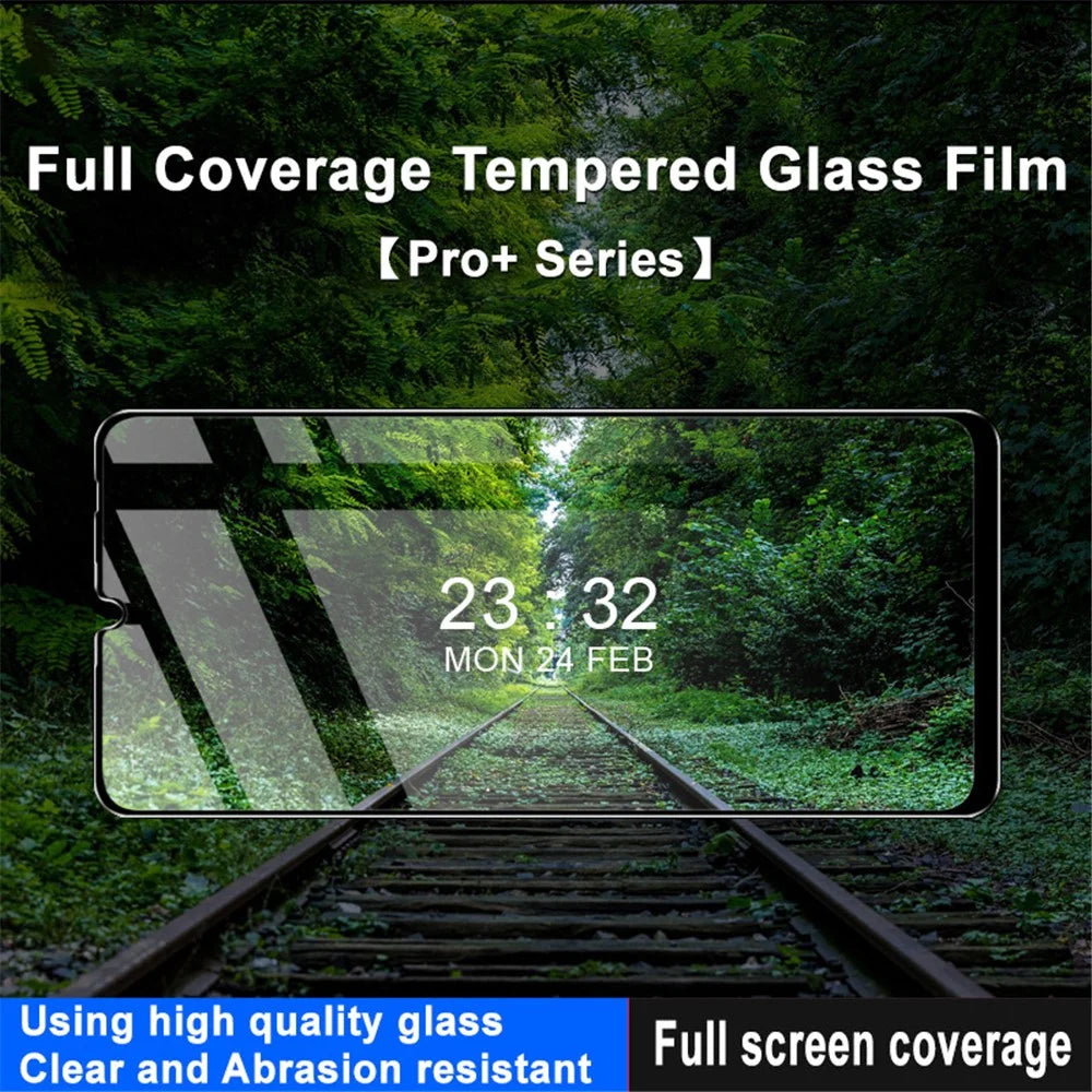 IMAK Pro+ Series Full Glue Full Screen Protector for Realme C53 (Global) / C53 (India) / C51 , Tempered Glass Anti-explosion Film - 4
