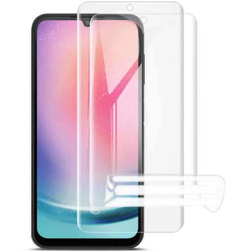 IMAK 2Pcs / Set Hydrogel Film III for Samsung Galaxy A25 5G (Global) (161.0 x 76.5 x 8.3mm) TPU Screen Protector Anti-scratch Screen Film - 1