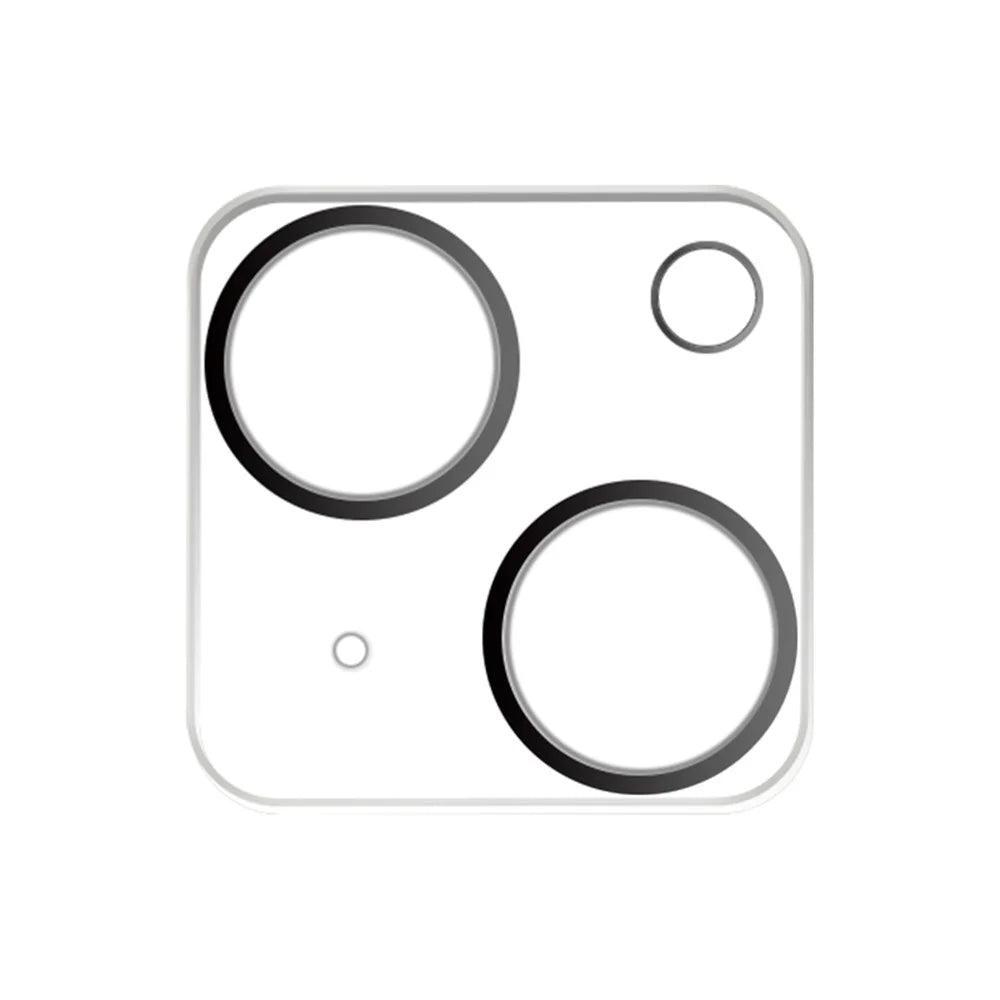 RURIHAI For iPhone 15 Plus / 15 3D Silk Printing Rear Camera Lens Protector 9H 0.3mm Ultra-thin Tempered Glass Film - 2