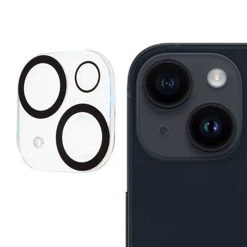 Rear Camera Lens Protector for iPhone 15 / 15 Plus , Silk Printing Tempered Glass HD Clear Lens Film - 1