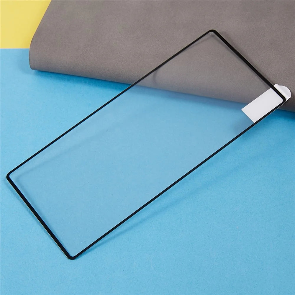 For ZTE nubia Red Magic 8S Pro Tempered Glass Film Electroplated Silk Printing Full Glue Full Screen Protector - 4