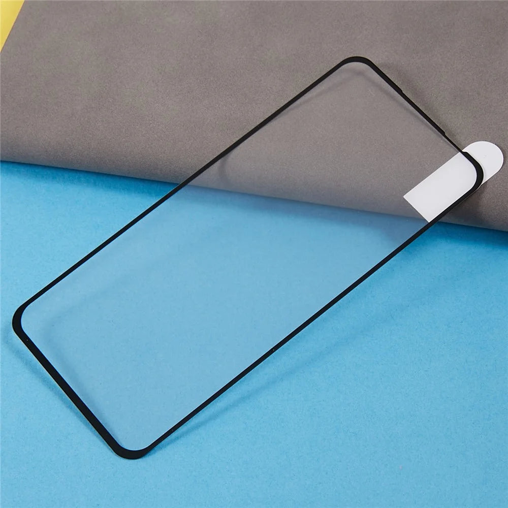 For Asus Zenfone 10 5G Electroplated Silk Printing Tempered Glass Film Full Cover Full Glue Screen Protector - 4