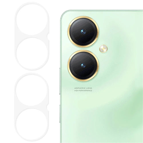 2Pcs For vivo Y35m+ 5G Camera Lens Protector 2.5D Arc Edge Tempered Glass Anti-scratch Rear Lens Film - 1