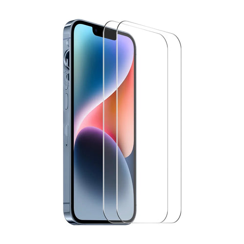 ENKAY HAT PRINCE 2Pcs 9H 2.5D Film for iPhone 15 Plus High Aluminium-silicon Glass 0.26mm Screen Protector - 1