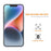 ENKAY HAT PRINCE 10Pcs 0.26mm Screen Protector for iPhone 15 , 9H 2.5D Anti-fingerprint High Aluminium-silicon Glass Film - 2