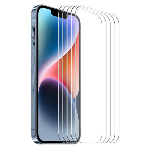 ENKAY HAT PRINCE 5Pcs for iPhone 15 0.26mm 9H  High Aluminium-silicon Glass Film 2.5D Screen Protector - 1