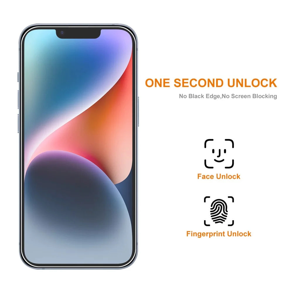 ENKAY HAT PRINCE 5Pcs for iPhone 15 0.26mm 9H  High Aluminium-silicon Glass Film 2.5D Screen Protector - 2