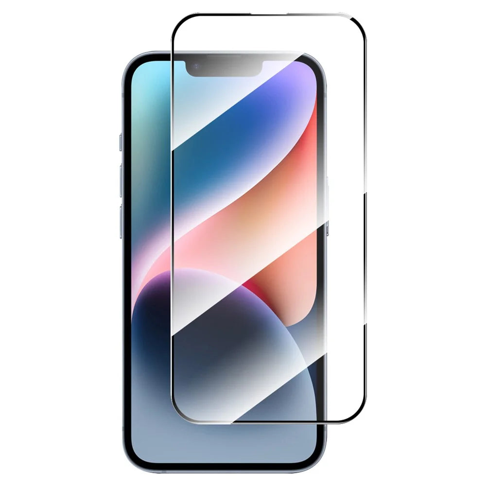 ENKAY HAT PRINCE For iPhone 15 High Aluminium-silicon Glass 9H Screen Protector 2.5D 0.26mm Silk Printing Anti-scratch Film - 1