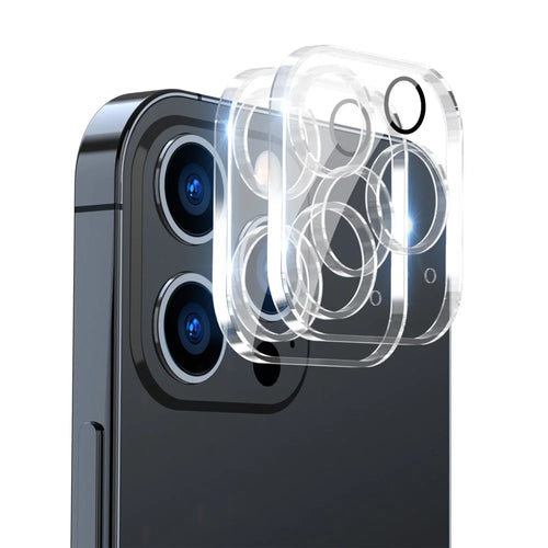 ENKAY HAT PRINCE 2Pcs For iPhone 15 Pro / 15 Pro Max Rear Camera Lens Film Tempered Glass Ultra Clear Lens Protector - 1