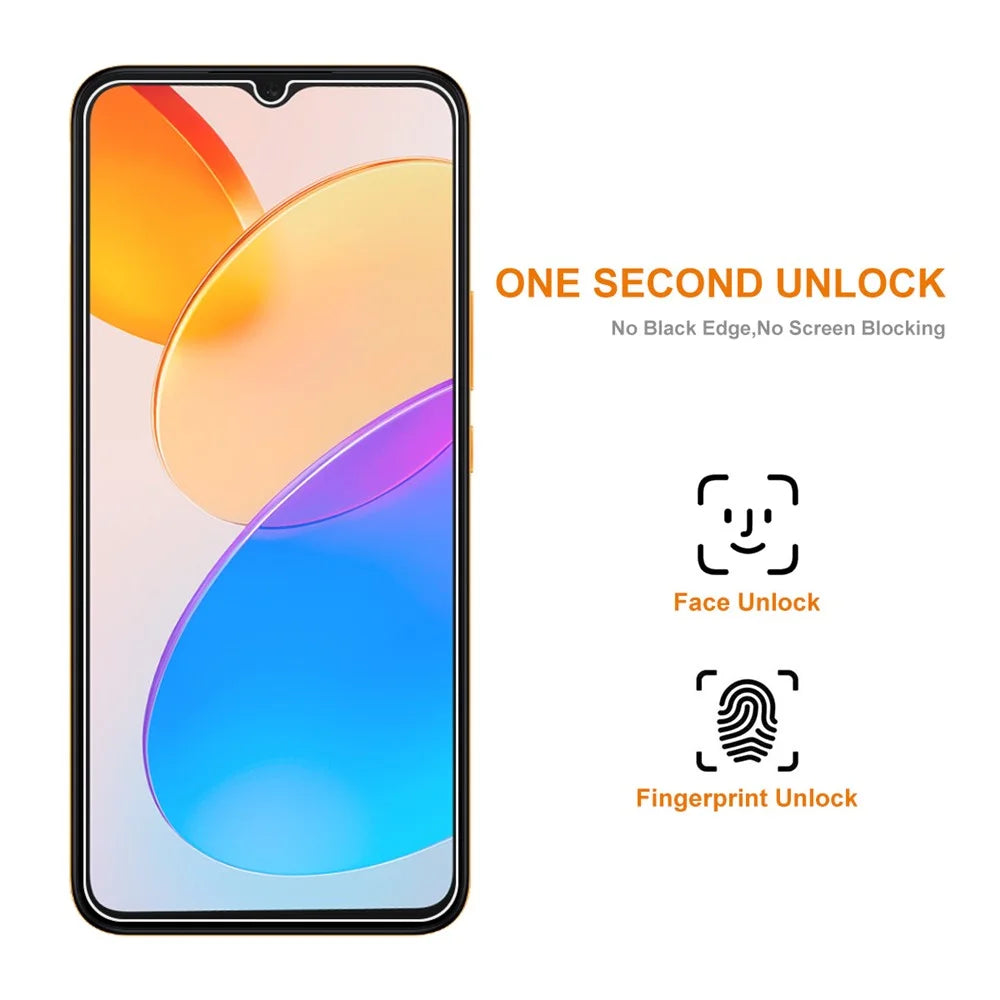 ENKAY HAT PRINCE 2Pcs 9H 2.5D 0.26mm Screen Protector for Honor 70 Lite 5G / X5 4G / X6 4G , High Aluminium-silicon Glass Film - 3