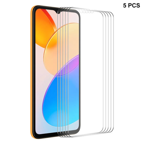 ENKAY HAT PRINCE 5Pcs Screen Protector for Honor 70 Lite 5G / X5 4G / X6 4G , 9H 2.5D 0.26mm High Aluminium-silicon Glass Film - 1
