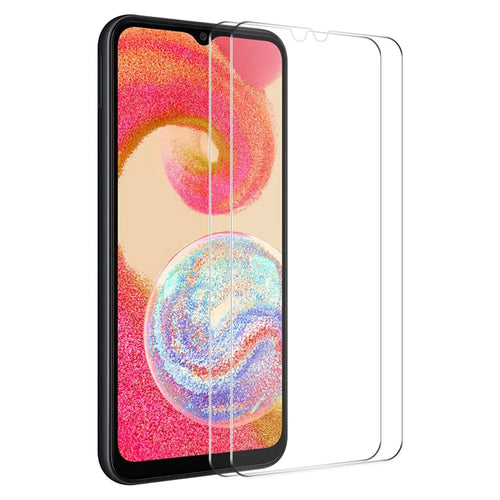 ENKAY HAT PRINCE 2Pcs Screen Protector for Samsung Galaxy A04e 4G / F04 4G / M04 4G , 0.26mm High Aluminium-silicon Glass 9H 2.5D Film - 1