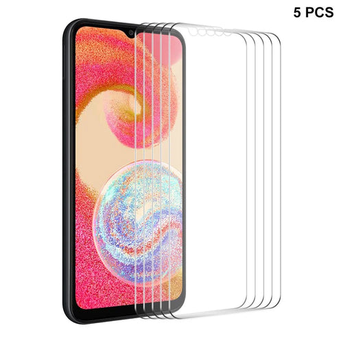 ENKAY HAT PRINCE 5Pcs for Samsung Galaxy A04e 4G / F04 4G / M04 4G High Aluminium-silicon Glass Film 0.26mm 9H 2.5D Screen Protector - 1