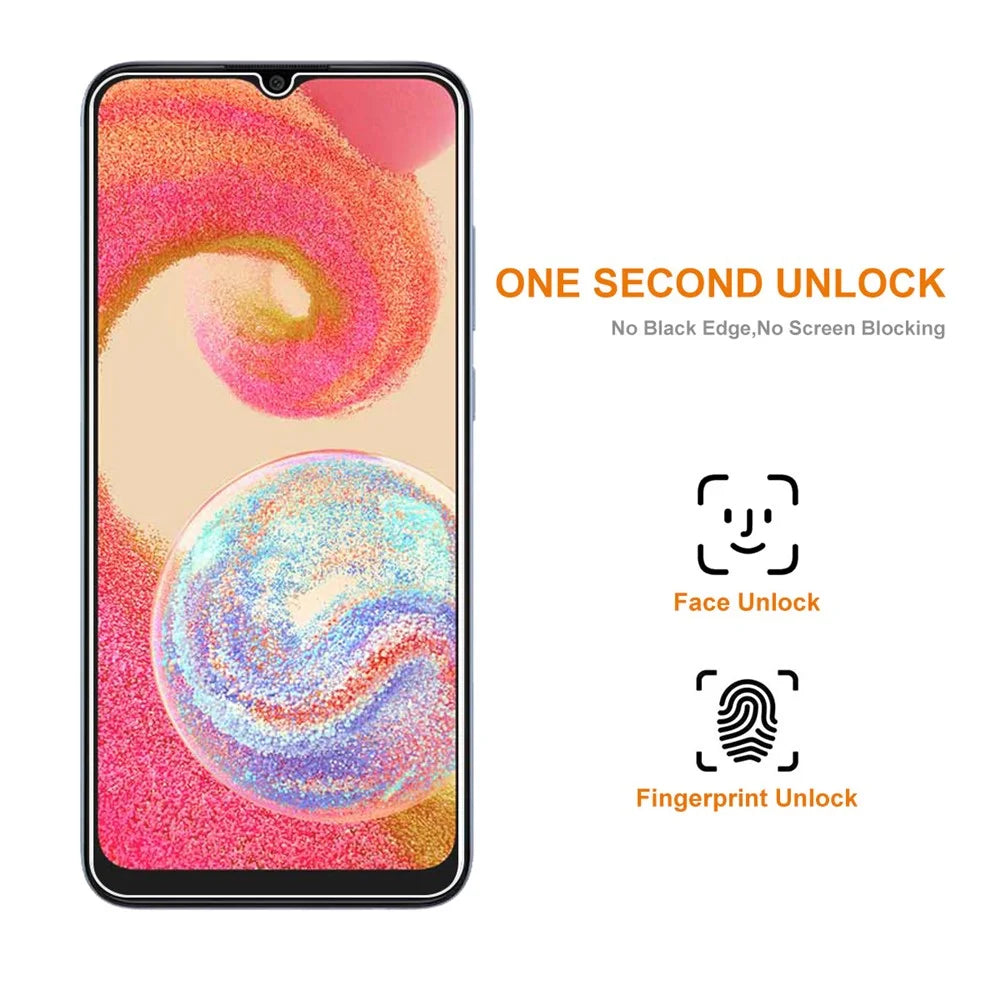 ENKAY HAT PRINCE 5Pcs for Samsung Galaxy A04e 4G / F04 4G / M04 4G High Aluminium-silicon Glass Film 0.26mm 9H 2.5D Screen Protector - 3