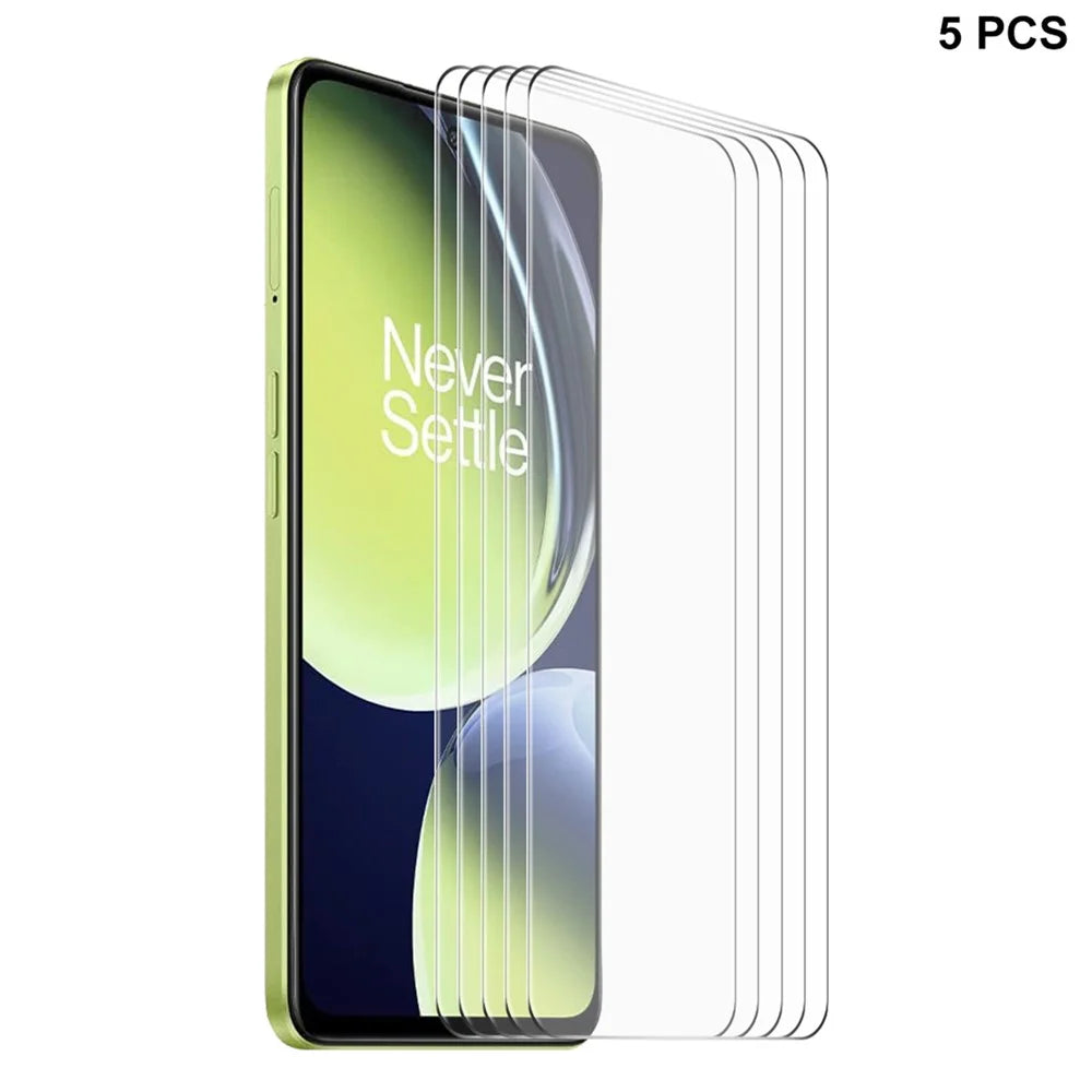 ENKAY HAT PRINCE 5Pcs for OnePlus Nord CE 3 Lite 5G / Nord N30 5G 0.26mm High Aluminium-silicon Glass Film 9H 2.5D Screen Protector - 1