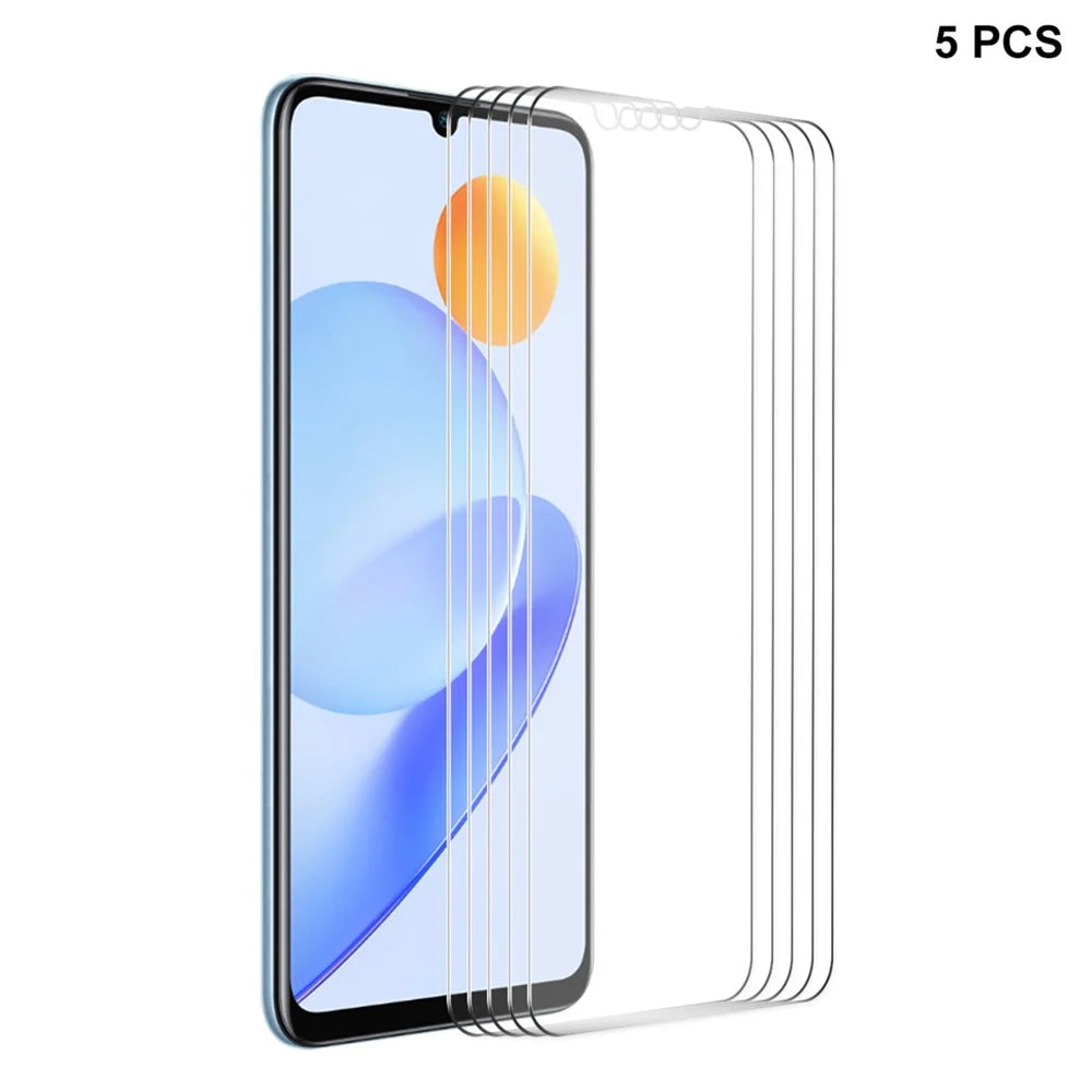 ENKAY HAT PRINCE 5Pcs Screen Protector for Honor Play7T 5G / Play6T High Aluminium-silicon Glass 0.26mm 9H 2.5D Film - 1