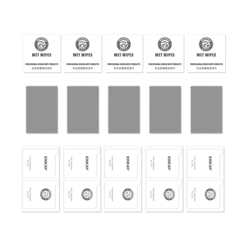 ENKAY HAT PRINCE 5Pcs Screen Protector for Honor Play7T 5G / Play6T High Aluminium-silicon Glass 0.26mm 9H 2.5D Film - 6