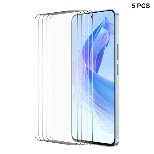 ENKAY HAT PRINCE 5Pcs 0.26mm Screen Protector for Honor Play7T Pro 5G / X50i 5G / 90 Lite 5G / X40i 5G 9H 2.5D High Aluminium-silicon Glass Film - 1