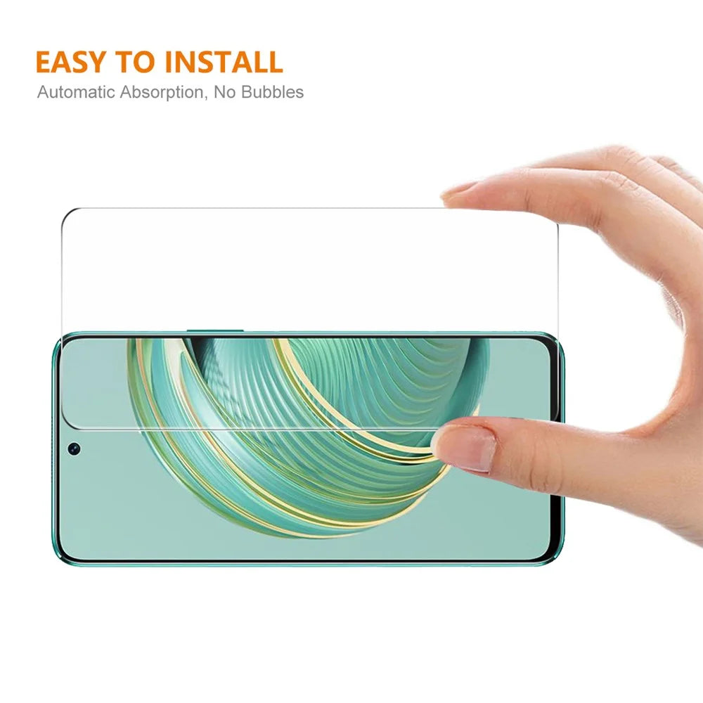 ENKAY HAT PRINCE Full Glue Screen Protector for Huawei nova 10z 4G , 0.26mm High Aluminium-silicon Glass 9H 2.5D Film - 4