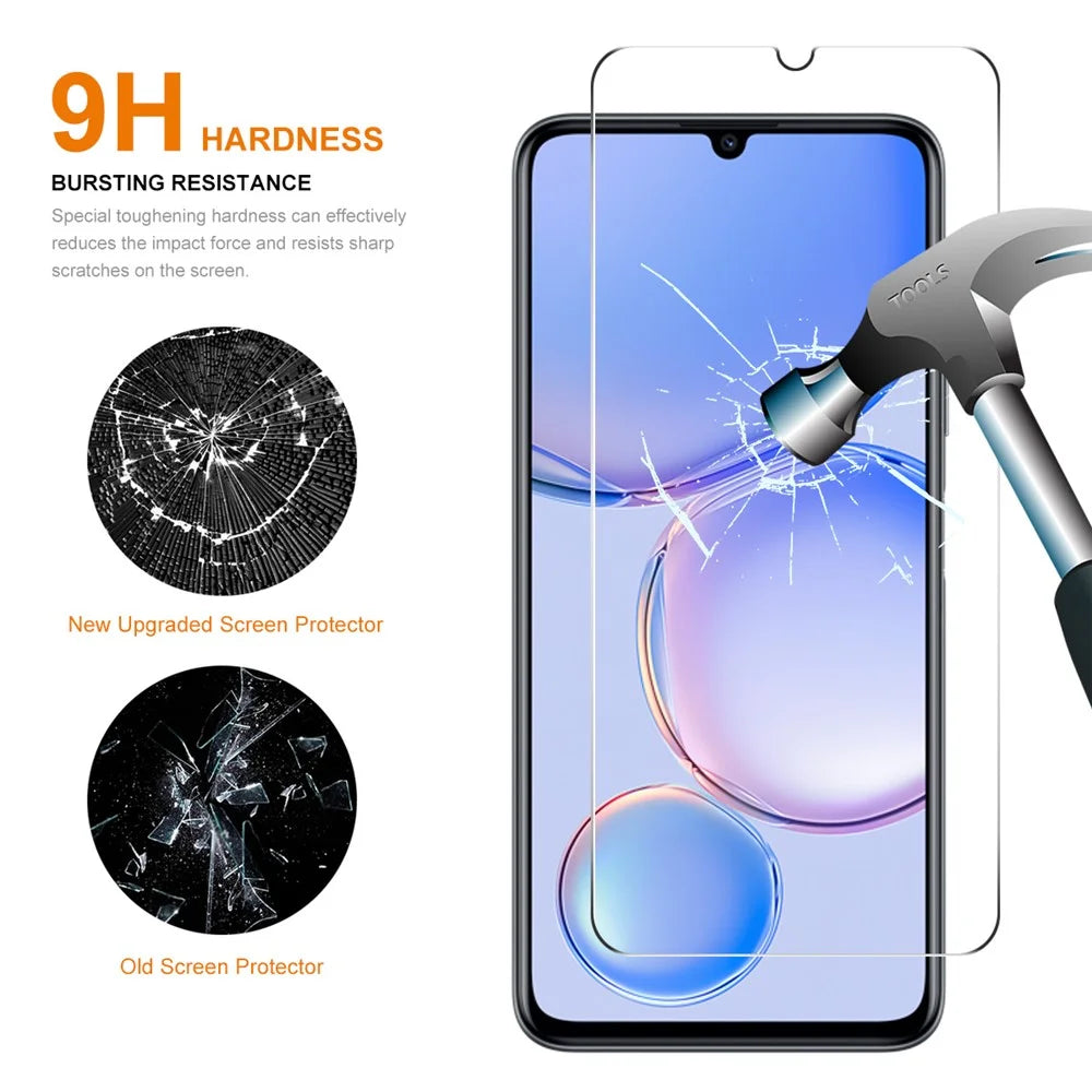 ENKAY HAT PRINCE 2Pcs Full Glue Screen Protector for Huawei nova Y71 4G / Enjoy 60 , High Aluminium-silicon Glass 0.26mm 9H 2.5D Film - 2