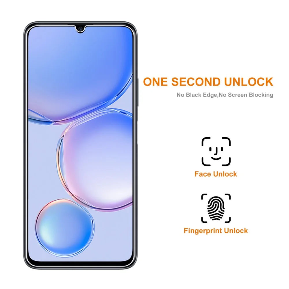 ENKAY HAT PRINCE 2Pcs Full Glue Screen Protector for Huawei nova Y71 4G / Enjoy 60 , High Aluminium-silicon Glass 0.26mm 9H 2.5D Film - 3