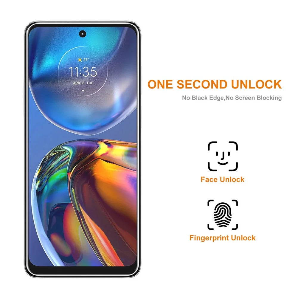 ENKAY HAT PRINCE 2Pcs 2.5D Screen Protector for Motorola Moto E32 4G , 0.26mm 9H High Aluminium-silicon Glass Clear Film - 2