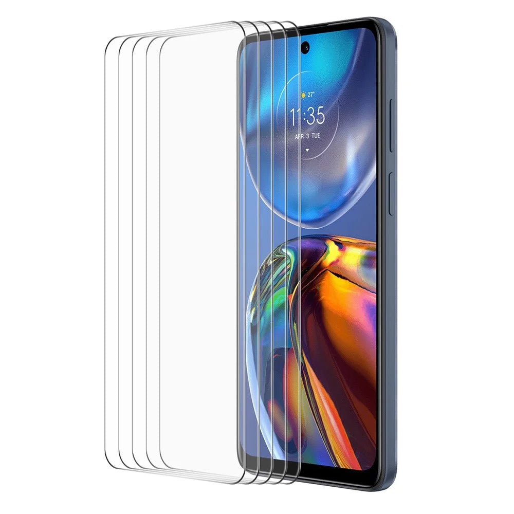 ENKAY HAT PRINCE 5Pcs Screen Protector for Motorola Moto E32 4G , 2.5D 9H High Aluminium-silicon Glass 0.26mm HD Film - 1