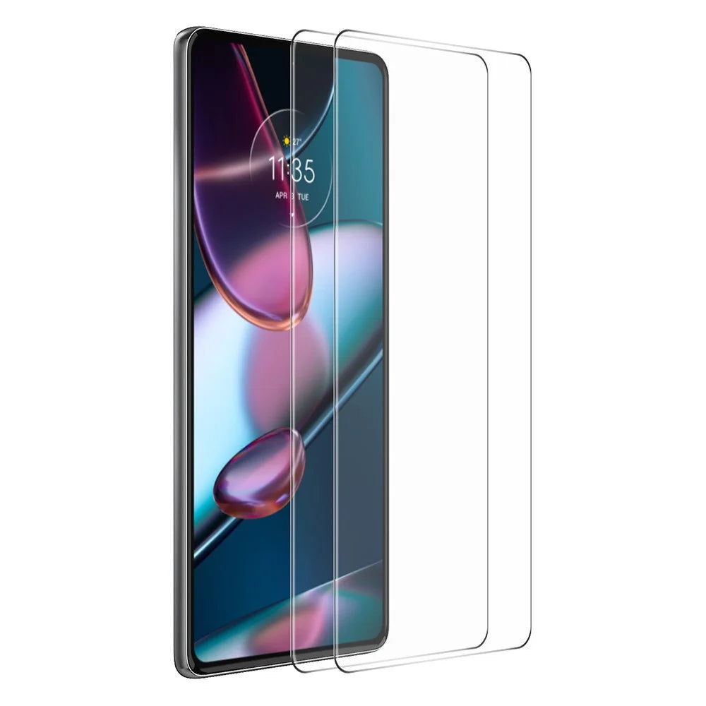 ENKAY HAT PRINCE 2Pcs Ultra HD Film for Motorola Moto G 5G (2023) / Edge 30 Pro (Motorola Edge+ (2022)) , 0.26mm 9H High Aluminium-silicon Glass 2.5D Screen Protector - 1