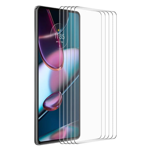 ENKAY HAT PRINCE 5Pcs 0.26mm Film for Motorola Moto G 5G (2023) / Edge 30 Pro (Motorola Edge+ (2022)) , 2.5D 9H High Aluminium-silicon Glass Screen Protector - 1