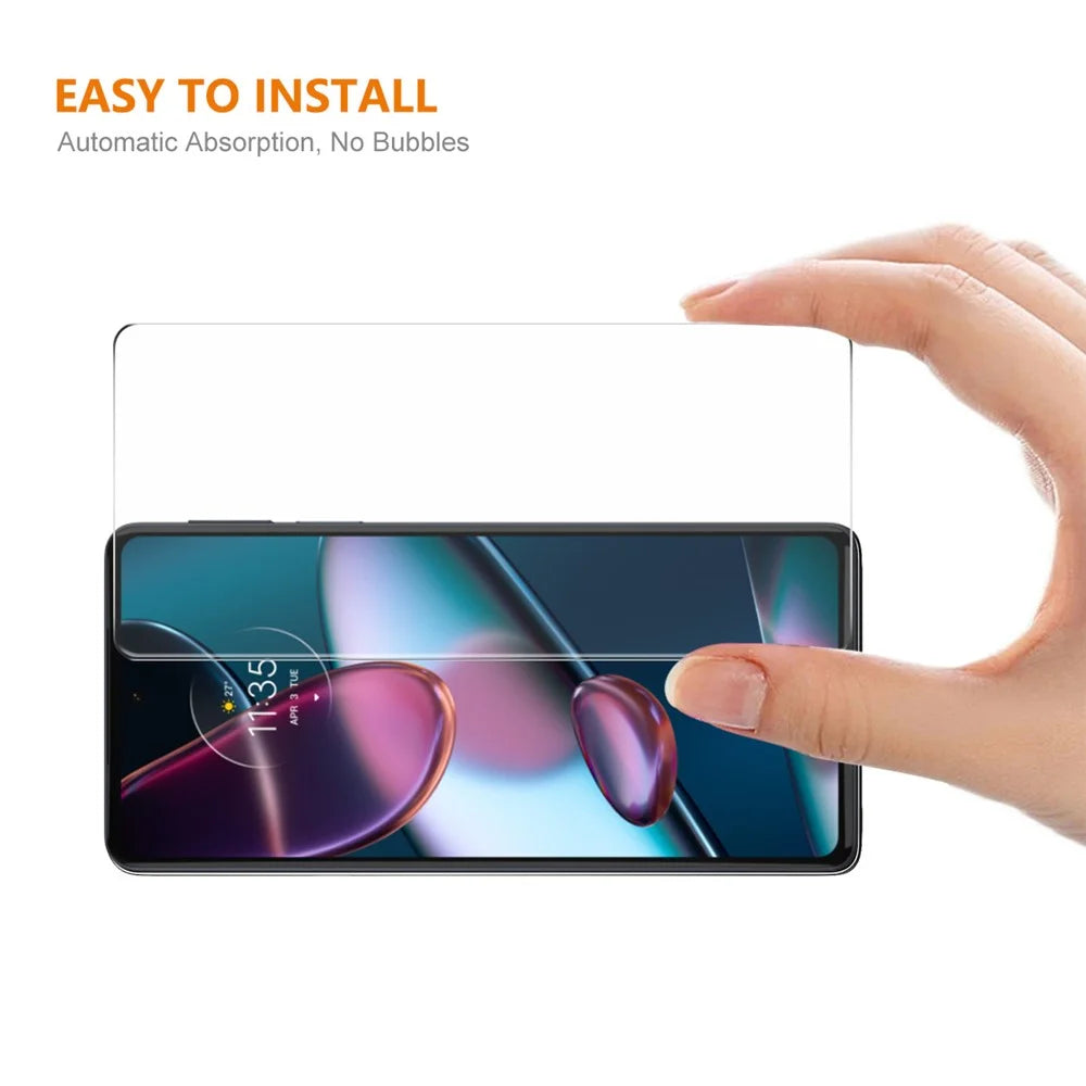 ENKAY HAT PRINCE Screen Protector for Motorola Moto G 5G (2023) / Edge 30 Pro (Motorola Edge+ (2022)) , 9H High Aluminium-silicon Glass 2.5D 0.26mm Film - 3