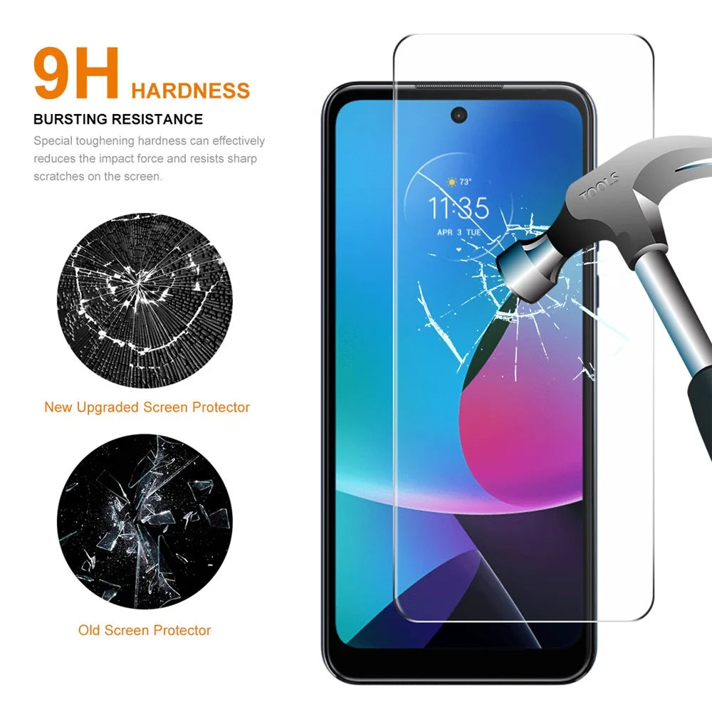 ENKAY HAT PRINCE For Motorola Moto G Play (2023) 4G Screen Protector 0.26mm 9H High Aluminium-silicon Glass 2.5D Arc Edge Film - 4