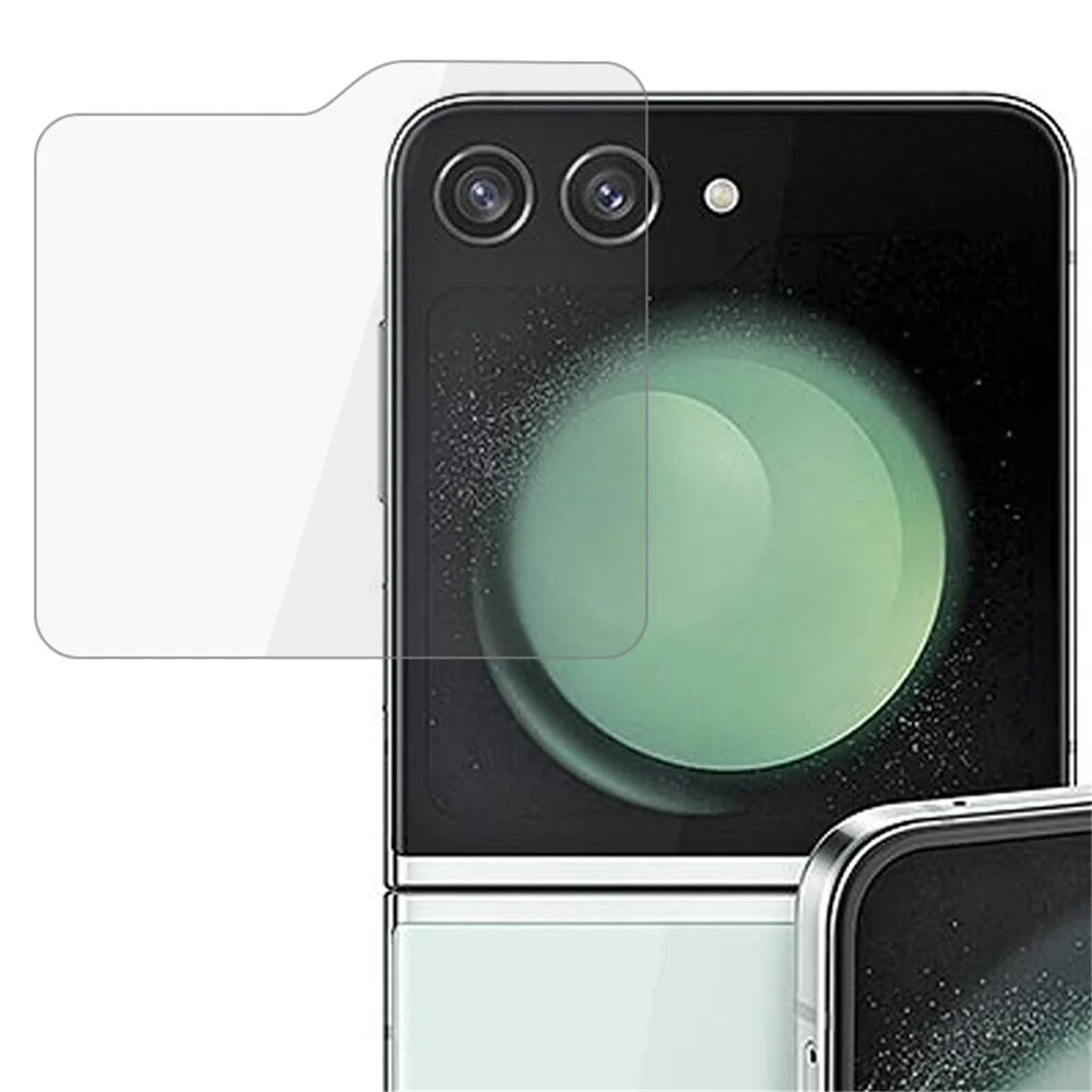 Tempered Glass Phone Back Film for Samsung Galaxy Z Flip5 5G , HD Clear Anti-Scratch Screen Protector - 1