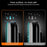 Full Screen Protector for Samsung Galaxy S23 FE , Tempered Glass Side Glue Silk Printing Phone Screen Film (9D) - 4