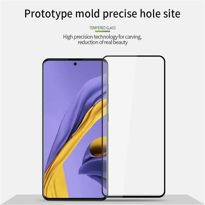 For Samsung Galaxy S23 FE Full Glue Tempered Glass Screen Protector Silk Printing Full Cover Film - 2