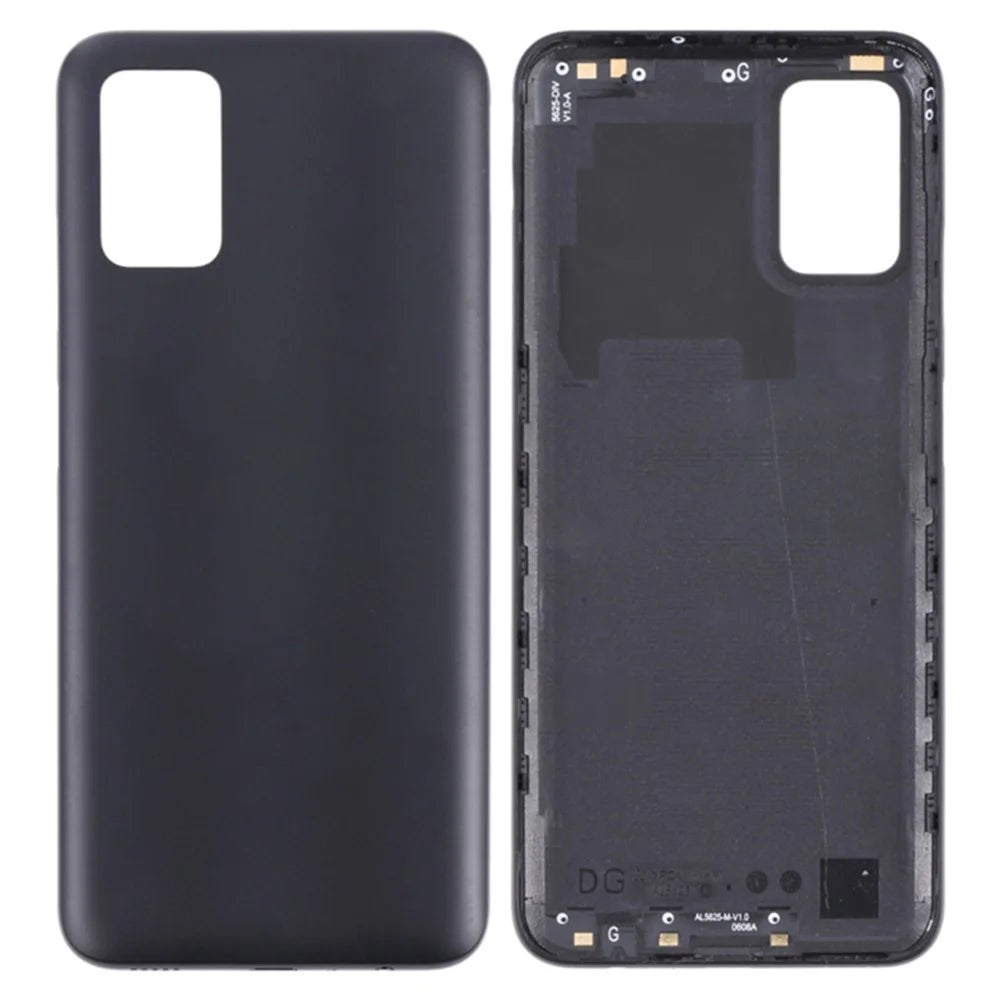 For Samsung Galaxy A03s (164.2mm) A037 Back Battery Housing Cover Replacement Part - Black - 1