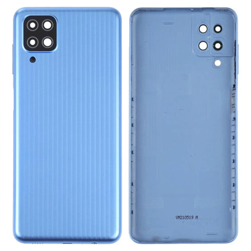 For Samsung Galaxy M12 M127 Battery Housing with Camera Lens Cover - Blue - 1