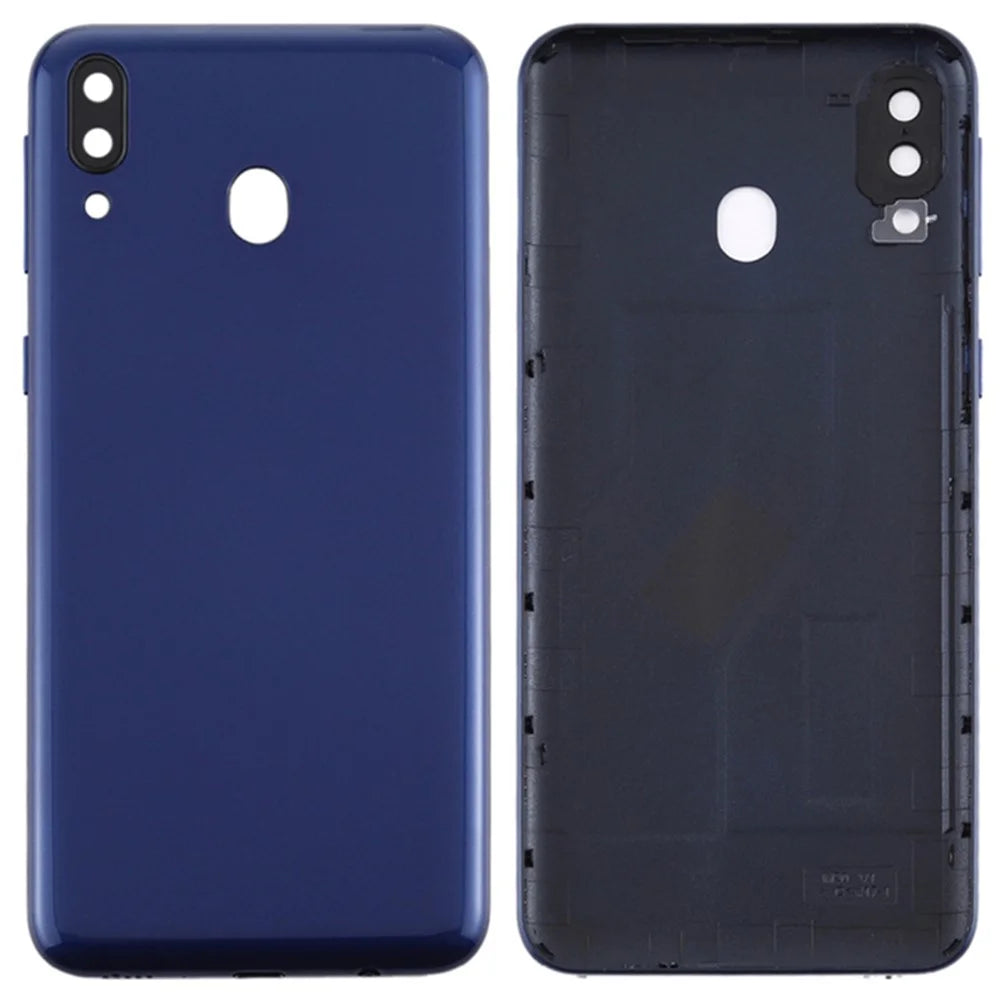 For Samsung Galaxy M20 M205 Battery Housing with Camera Lens Cover - Blue - 1
