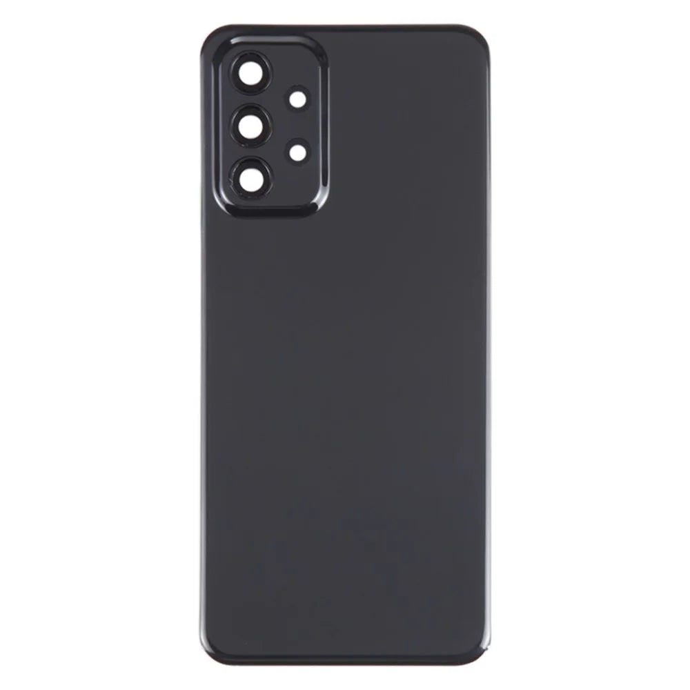 For Samsung Galaxy A23 5G (Global Version) A236 OEM Battery Housing with Adhesive Sticker + Camera Lens Cover - Black - 2