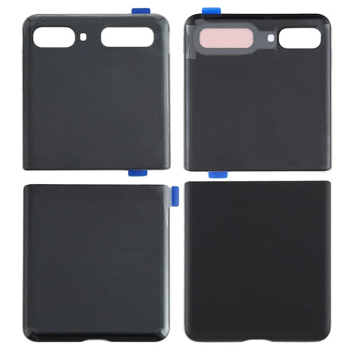 For Samsung Galaxy Z Flip 5G F707 Back Battery Housing Cover Replacement Part (without Logo) - Black - 1