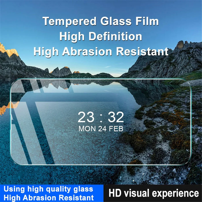 IMAK H Series For iPhone 15 Tempered Glass Screen Protector Anti-explosion Phone Screen Film - 4