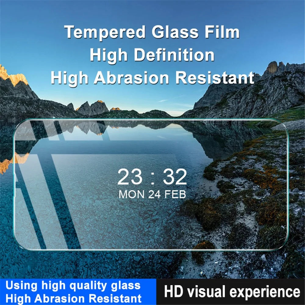 IMAK H Series For iPhone 15 Pro Max Tempered Glass Phone Screen Protector Anti-explosion Screen Film - 4