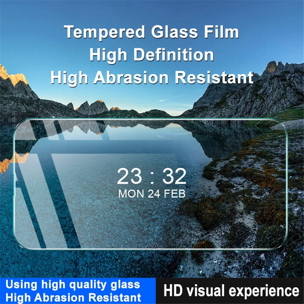 IMAK H Series For iPhone 15 Plus Phone Screen Protector Explosion-proof HD Clarity Tempered Glass Film - 4