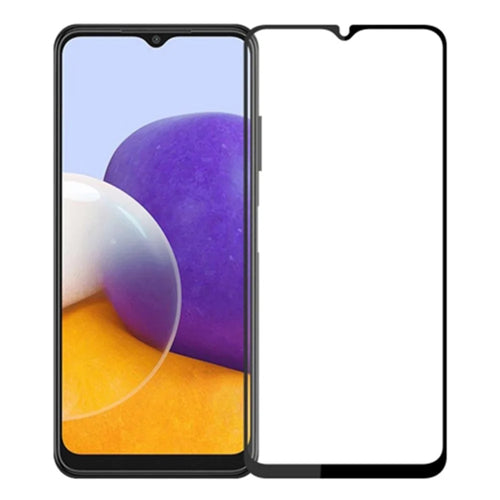 For Samsung Galaxy A25 5G (Global) (161.0 x 76.5 x 8.3mm) Silk Printing Tempered Glass Full Glue Phone Full Screen Protector - 1