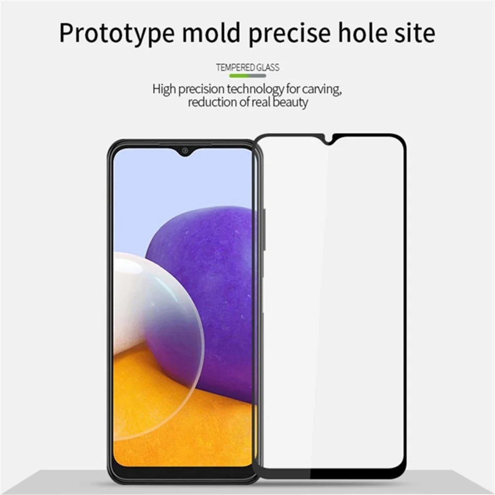 For Samsung Galaxy A25 5G (Global) (161.0 x 76.5 x 8.3mm) Silk Printing Tempered Glass Full Glue Phone Full Screen Protector - 2