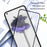 AMORUS 2Pcs Clear Screen Protector for Nothing Phone (2) , Full Glue Tempered Glass Silk Printing Film - Black - 4